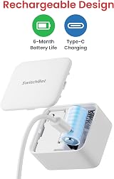 SwitchBot Smart Switch Button Pusher Rechargeable High Torque Fingerbot USB-C view 2