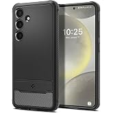 Spigen for Galaxy S24 Case, Rugged Armor [Military-Grade Protection] - Matte Black
