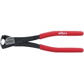 Wiha 32659 High Leverage End Cutting Nippers, 8-Inch, Premium-Quality Tool Steel