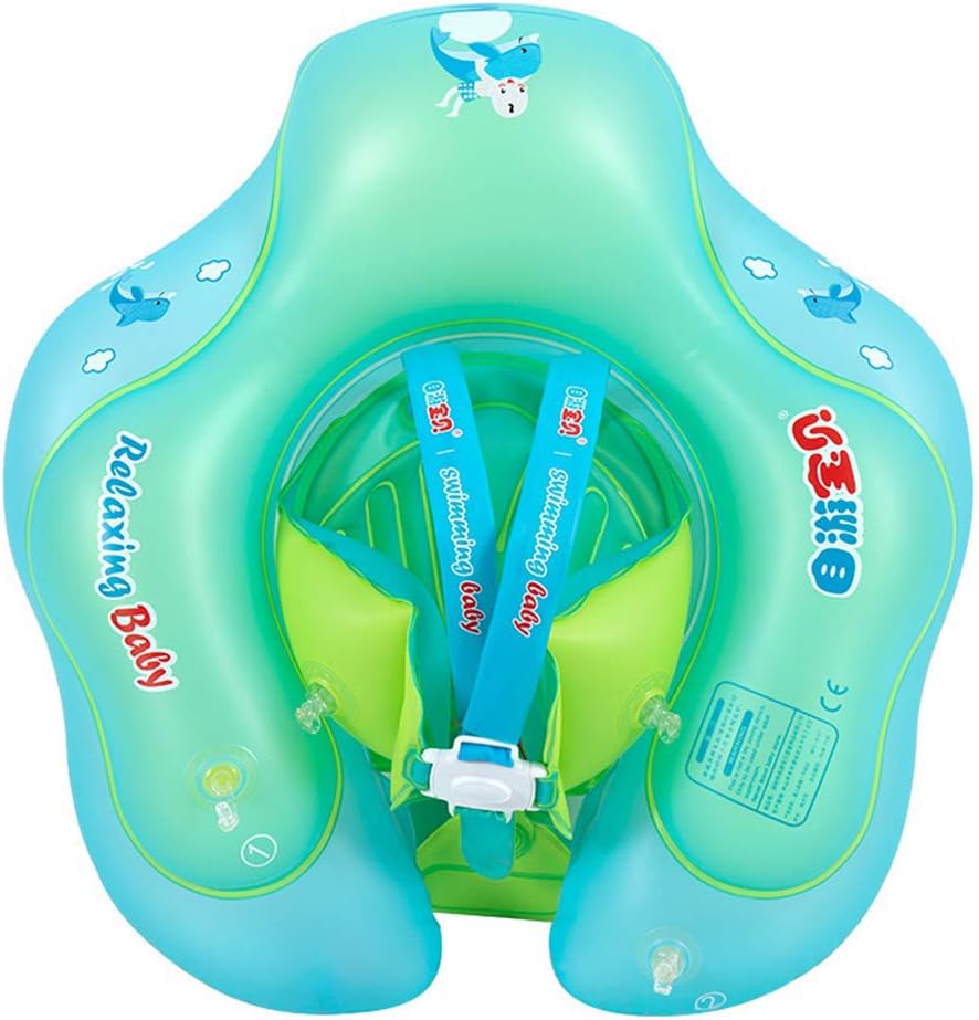 [Upgrade] Adjustable Baby Swimming Ring,Newborn Baby Float for Swimming Pool with Manual Pump ((XL) 2-6 Years Old)