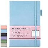 Beinushor A5 Notebook, Hard Cover Ruled Journal