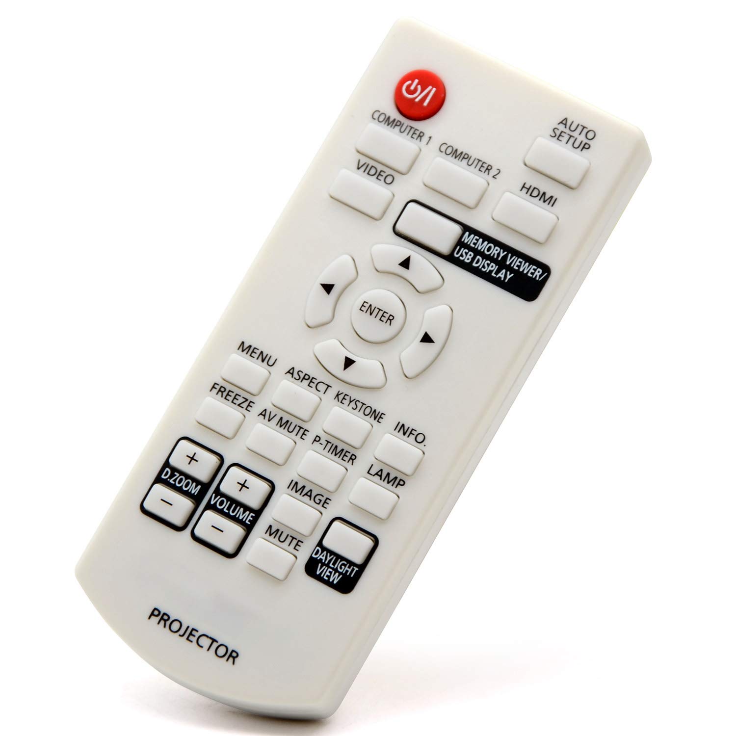 Aimdio N2QAYA000110 Remote Control for Panasonic PT-LB280U PT-LB280E PT-LB300U PT-LB303U PT-LB330U T-LB360U PT-LW280 PT-LW280E PT-LW280U PT-LW330 PT-LW330E PT-LW330U Projector Controller