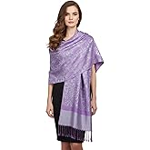 PASKMLNA Paisley Jacquard Pashmina Shawl Wrap Scarf Stole
