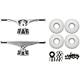 Krux K5 (8.0") Skateboard Trucks 52mm Wheels and Bullseye Bearings Combo Package