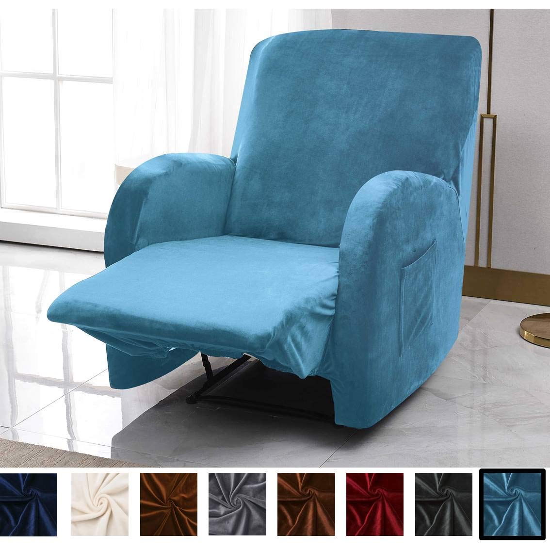 Best turquoise recliner covers for living room
