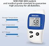 Sinocare Safe Accu2 Blood Sugar Monitor Test Kit 50 Strips 50 Lancets UK view 4