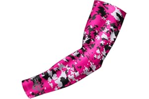 BUCWILD SPORTS B Bucwild Sports Compression Arm Sleeve - Youth & Adult Sizes - Baseball Football Basketball Sports (1 Arm Sleeve)