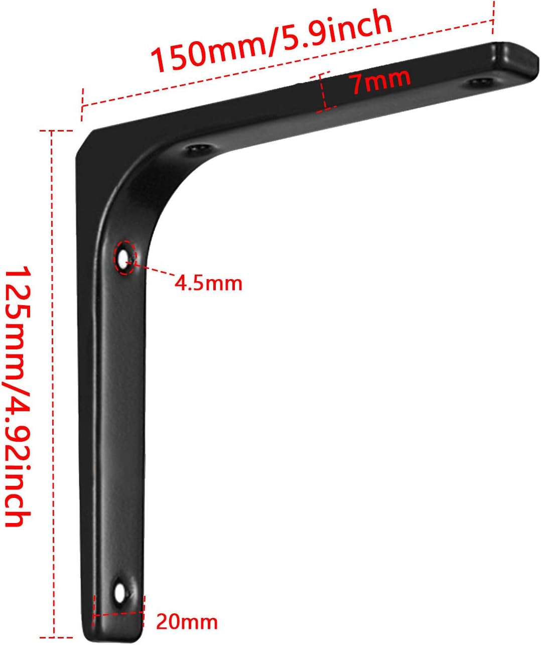 Ssl Brackets Jinlaili 2PCS Shelf Brackets, Heavy Duty Shelf Brackets Triangle ...