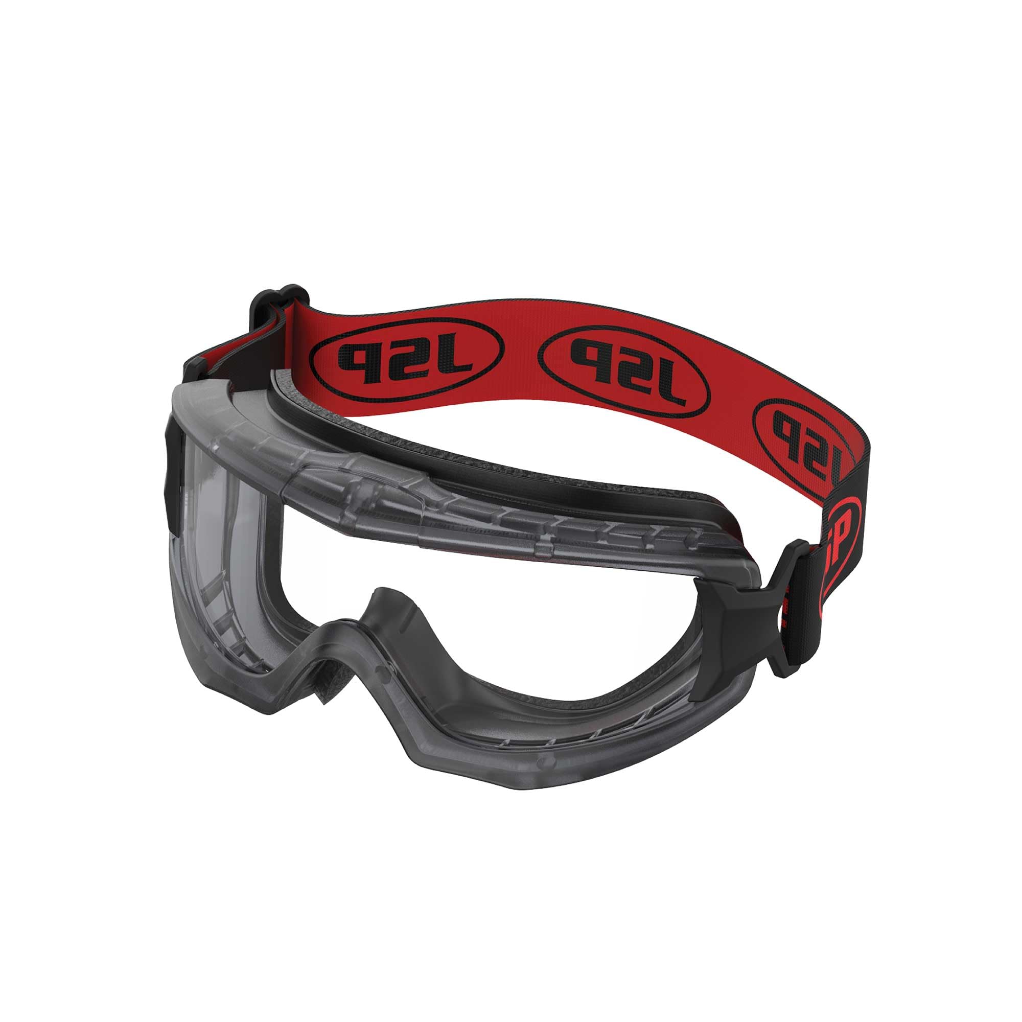 JSP EVO Single Lens Safety Goggles - Clear - Anti-Scratch & Anti-Mist - Low Profile Eye Protection - UV Protection - EN 166 & EN 170