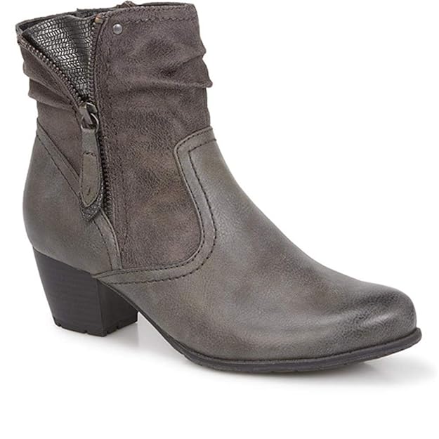 Jana Damen Stiefeletten Softli 88 25370 21 206 grau 491691