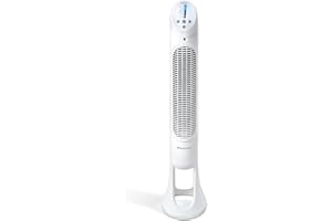 Honeywell QuietSet Whole Room Oscillating Tower Fan with Remote, White, HYF260