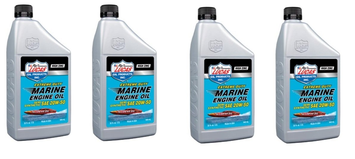 Lucas Oil Marine Engine Oil - 20W50-1qt. 10653 (4)
