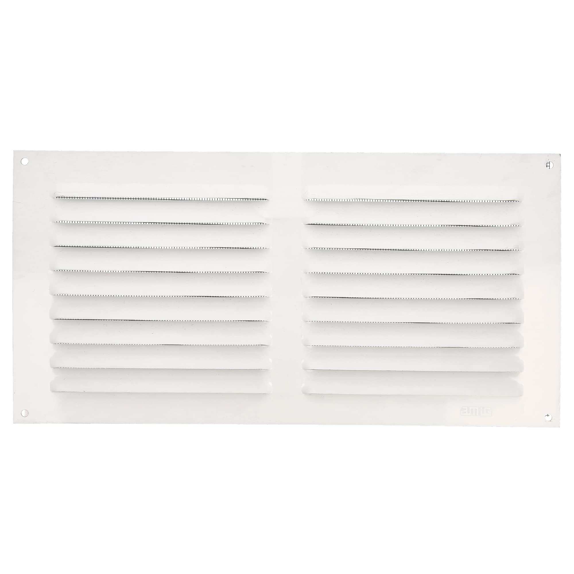 Amig - Rectangular Aluminium Grille with Mosquito Net - Ventilation Grills for Air Outlet - Ideal for Ceiling in Kitchen and Bathroom - Measures 150 x 300 mm - White