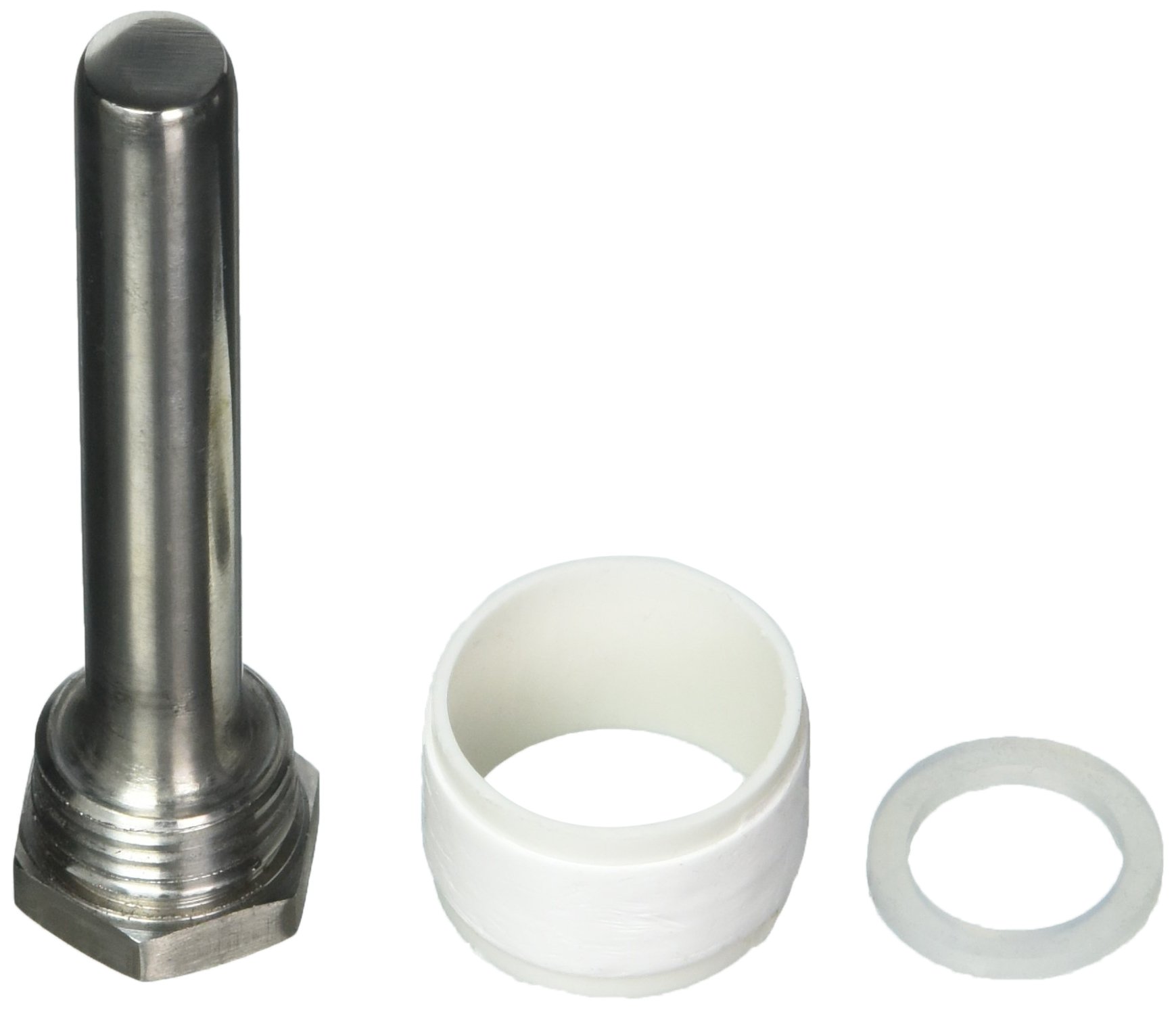 FASTFERMENT 5177B Stainless Steel Thermowell 1/2" NPT Threads - Compatible w/Fast Ferment Thermometer Stainless Steel Thermometer