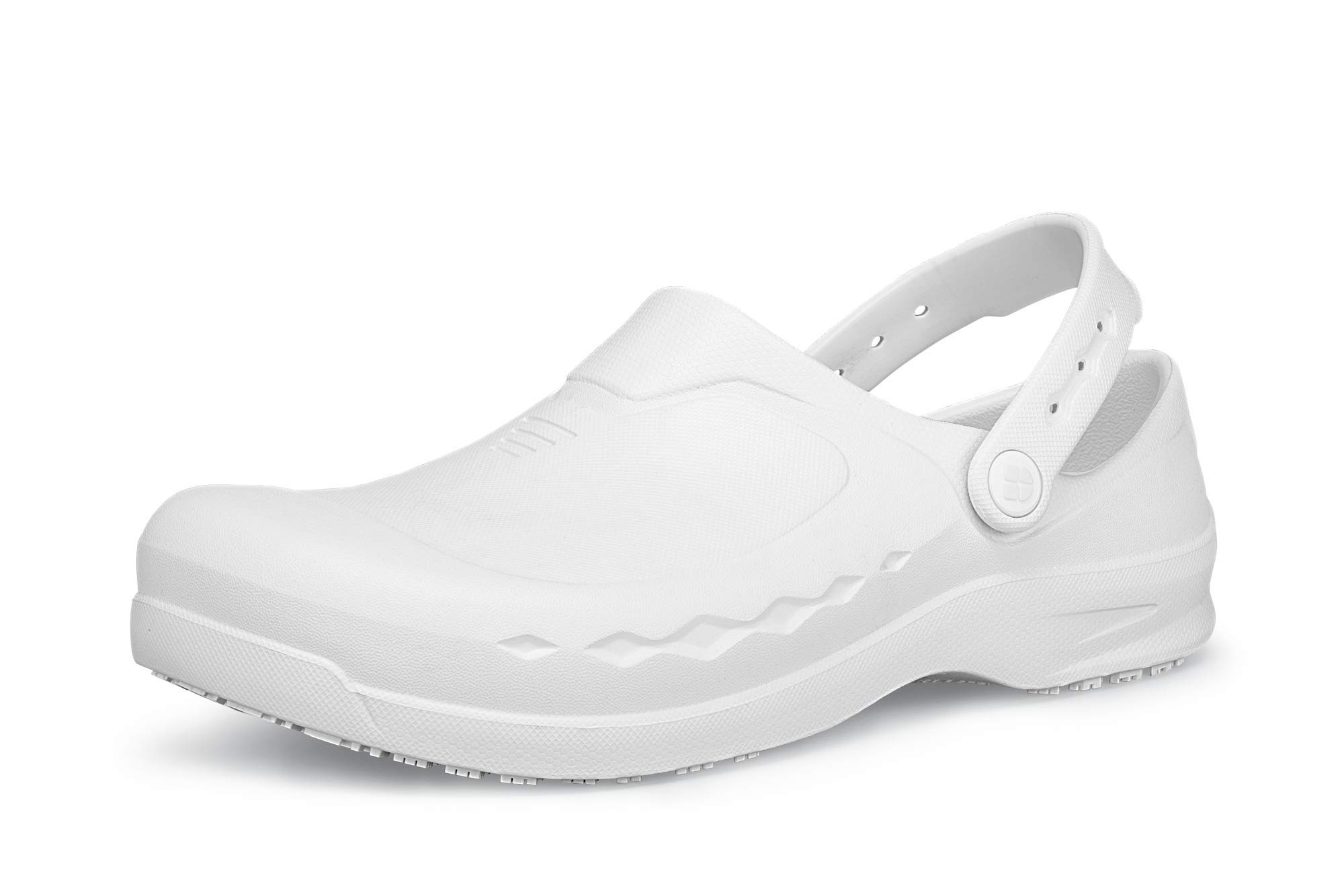 Shoes for Crews ZINC Work Shoes – Comfortable, Water Repellent and Slip-Resistant Clogs for Shift Work, Medical and Kitchen Staff, OB E SR – for Men and Women