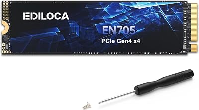 Ediloca EN705 2TB PCIe 4.0 NVMe M.2 2280 SSD for PS5 PC Laptops