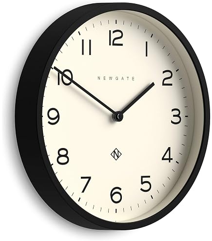 Amazon.com: NEWGATE® Number Four Theatre wall Clock | Modern Round
