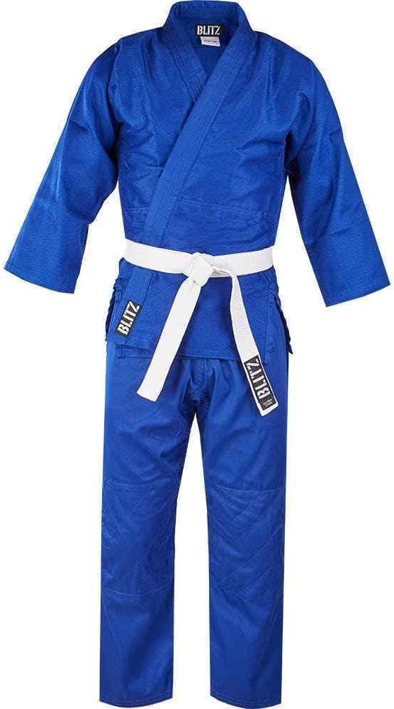 Blitz Judo Suit - Polycotton Lightweight 10oz - 283g Blue Uniform Gi Training