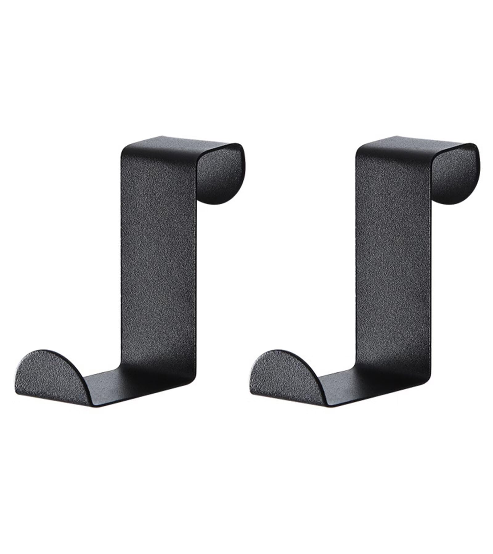 KAXIMON Over Door Hook, 2 Pack Door Hanger Without Nails for Bathroom Kitchen Office - Hangers Hooks Ideal for Bedroom, Bathroom, Wardrobe