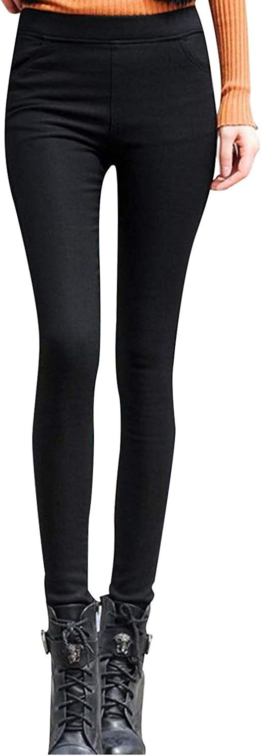 Amazon Masha Selection 裏起毛パンツ ストレッチ ロングパンツ スキニー 美ライン 暖か 防寒 レディース ボトムス レギンス ズボン スポーツ ウェア 春 秋 冬 Sサイズ ブラック ロングパンツ 通販