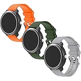 Anrir Watch Bands for Vivoactive 3, 20mm Soft Silicone Replacement Bands for Garmin Vivoactive 3/ Garmin Forerunner 645 Music/Galaxy 42mm/Galaxy Watch 3 41mm Smart Watch