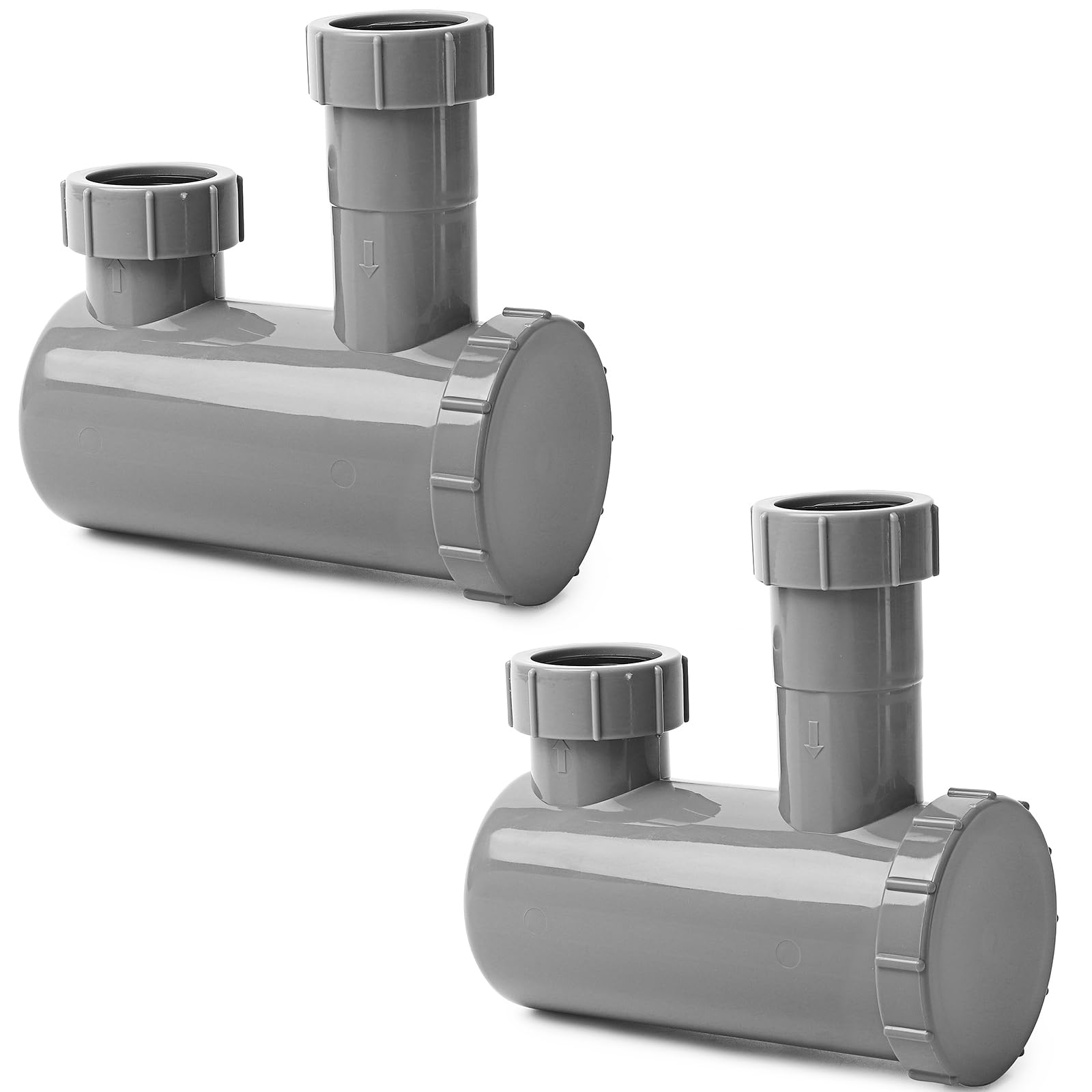 Photo 1 of 2 Pack Universal Shampoo Bowl Sink Hair-P Trap, Beauty Barber Salon Equipment PVC Material Easy Clean by MoyRetty