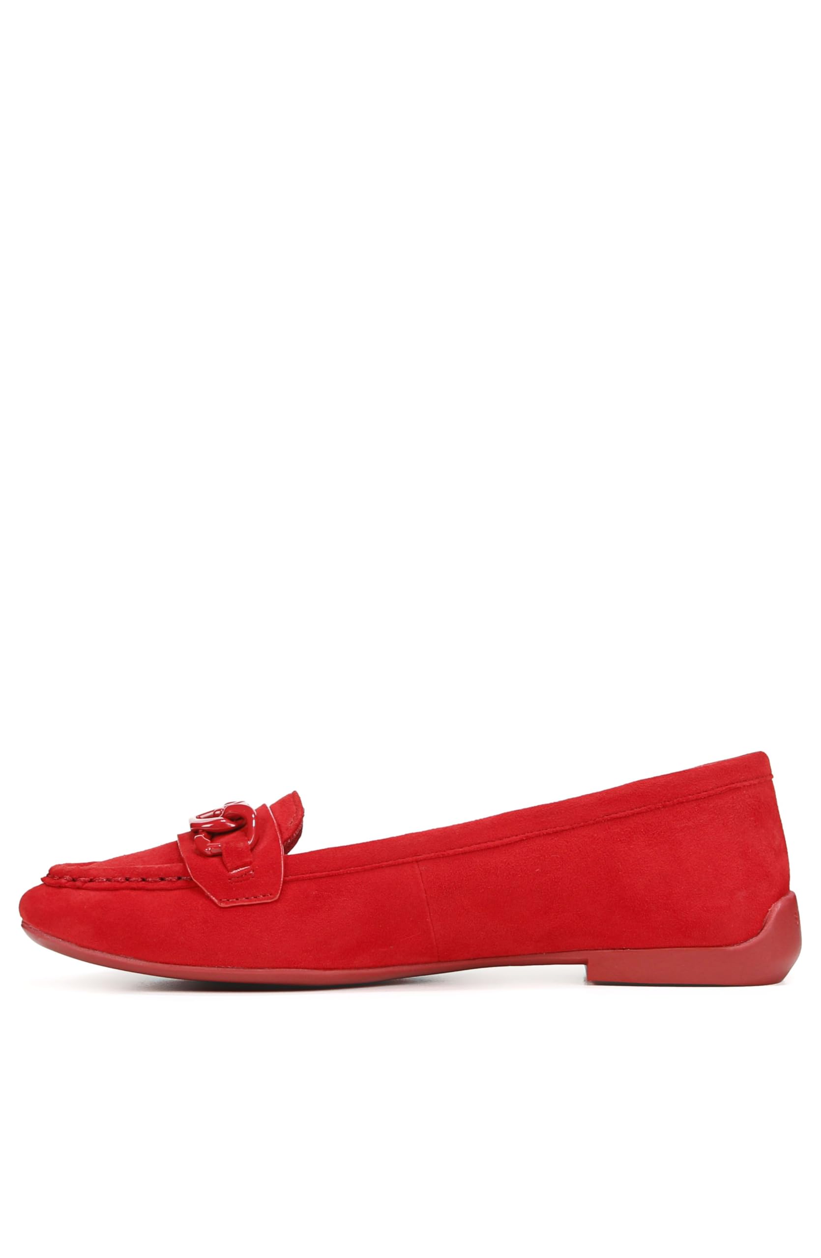 Photo 1 of Franco Sarto Womens Farah Slip On Casual Loafer Flats Cherry Red Suede 8.5 M