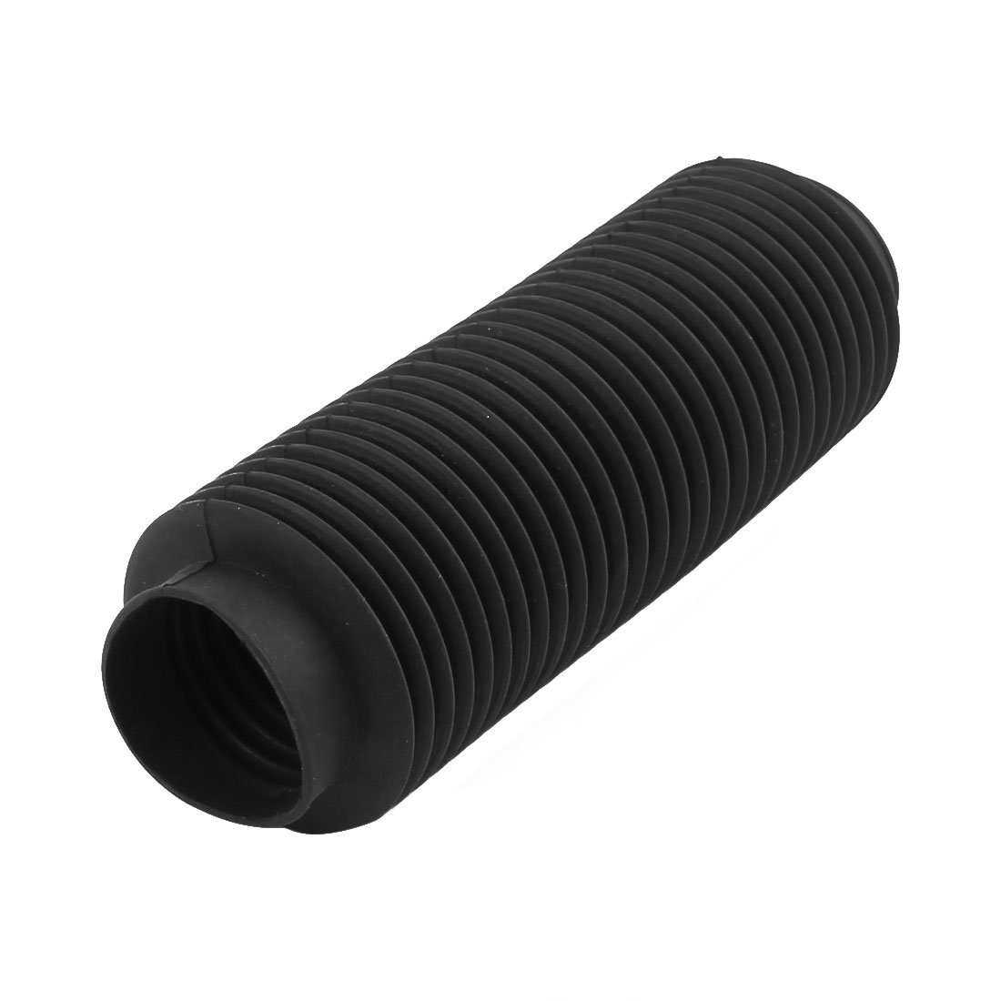 Sourcingmap Black Mechanical Corrugated Sleeve Dust Cover Moulded Bellow 50mmx500mm