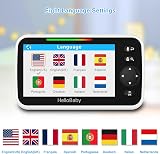 HelloBaby Monitor with Camera and Audio 5 inch Screen 3500mAh Battery view 7