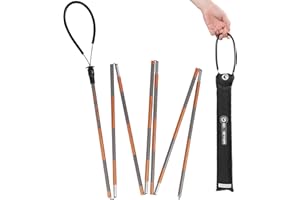 G2 GO2GEHTER 7075 Aluminum Alloy 270cm Backcountry Avalanche Rescue Probe with Storage Bag, Folding Design, Easy to Storage a