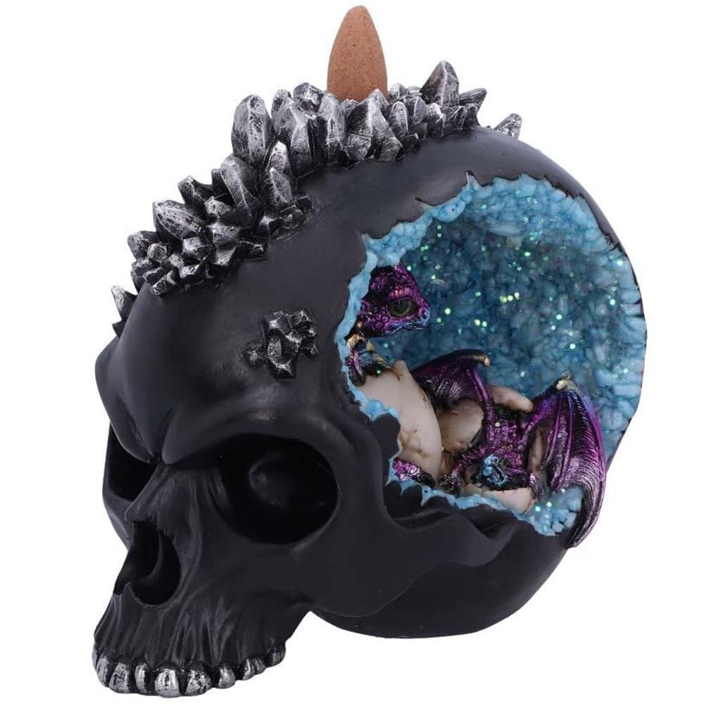 Nemesis Now Crystal Hatchlings Backflow Incense Burner 14cm, Blue