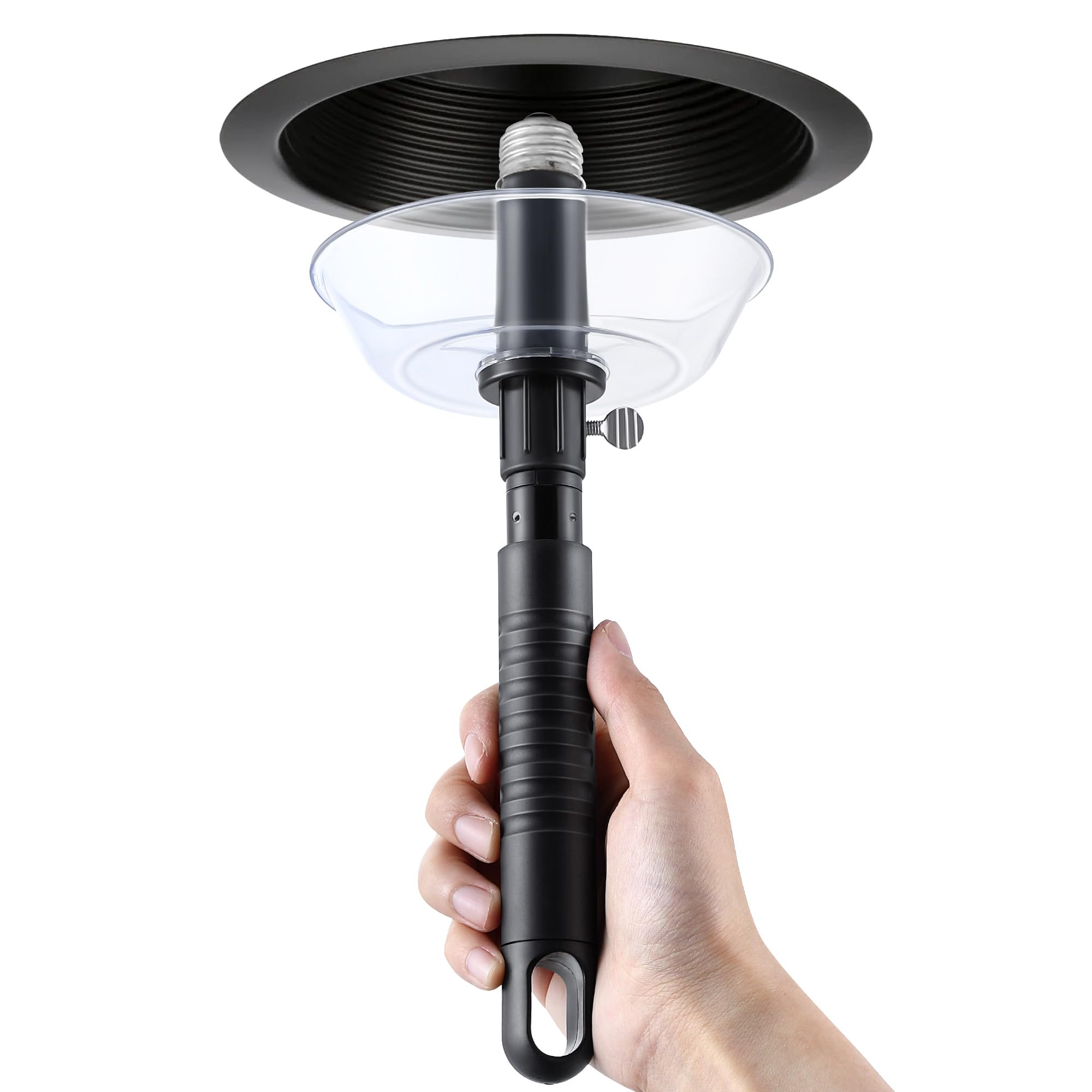 Photo 1 of Saillong Broken Bulb Extractor, Light Bulb Changer for Standard Incandescent Broken Light Bulbs, Broken Light Bulb Removal Tool with Safety Shield Compatible with Standard Threaded Extension Pole