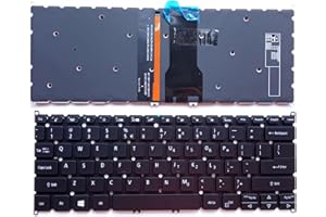 Laptop Replacement US Layout with Backlight Keyboard for Acer Spin SP513 51 52 53 SP513-52N SF114-32 NKI1313048 ACM16P 16M23L