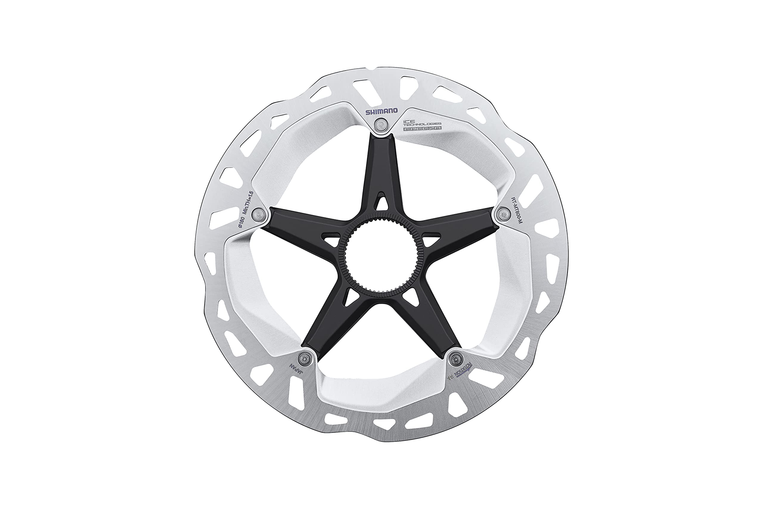 XT Brake Disk SM-RT800 Ice Tech Freeza 180mm -, Black