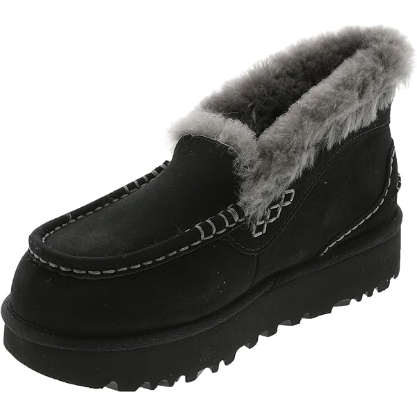 Amazon.com | UGG Women's Classic Mini Dipper Boot, Black, 8