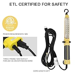 LED Work Light(25FT), COB LED Trouble Light - 16
