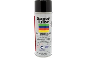 Super Lube Dri-Film Synthetic Powder Lubricant w/Syncolon® (Off White/Opaque, 11oz Aerosol) | NSF Certified Food Grade & Clean | Won't Clog Nozzles