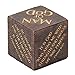 Dicksons Rustic Brown Inscribed Scripture Block 2 x 2 Resin Stone Decorative Tabletop Figurine