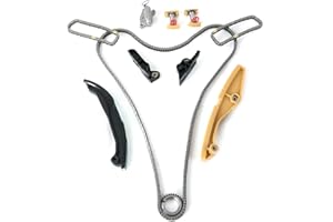 INGKAN 3.5L 3.7L Timing Chain Kit Fits for Ford Edge Explorer F-150 Flex Mustang Taurus Lincoln MKT MKX MKZ 2011 2012 2013 2014 2015 2016 2017 2018 2019 3.5 3.7L V6 DOHC Naturally Aspirated (Only Fit)
