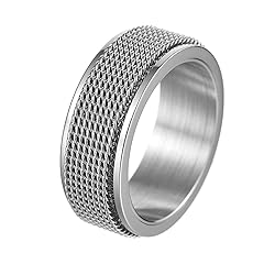Udolfly Mens Fidget Rings Anxiety Rings for Men