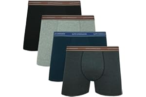 Kit Com 4 Cuecas Boxer De Algodão Da Lupo