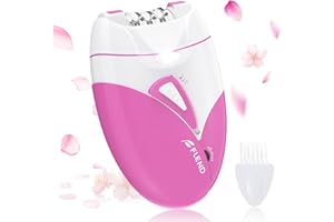 BUBBACARE Epilator, Cordless Epilator for Women Face Hair Remover with Light， Smooth Glide Epilator for Women Face Epilator for Women, Epilators Facial Body Glide Epilators for Women Bikini Hair Removal Device