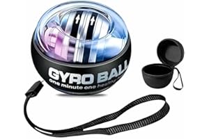 YINGBALHL Torque ball,2026 Upgraded Wrist Ball Exerciser,Auto-Start Gyroscopic Forearm Exerciser,Hand Strengthening,Resistance,colored lights (No Counter Version,No Screen)