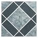 Achim Home Furnishings FTVGM30320 Nexus 12-Inch Vinyl Tile, Geo Light and Dark Blue Diamond Pattern, 20-Pack primary
