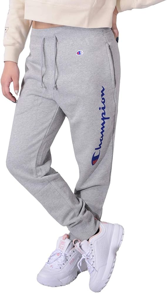 Amazon Champion チャンピオン スウェット パンツ 細身 ジョガーパンツ テーパード ロングパンツ 日本規格 白 黒 C3 Q3 アクティブロングパンツ 通販