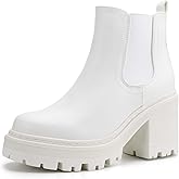 firelli Women Fashion Chelsea Boots Platform Boots Classic Ankle Booties