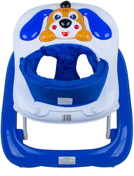 Andador Bebê Infantil Musical Recreativo Baby Style Animais (Azul Cachorro)