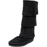 Minnetonka Women's 3-Layer Fringe Boot