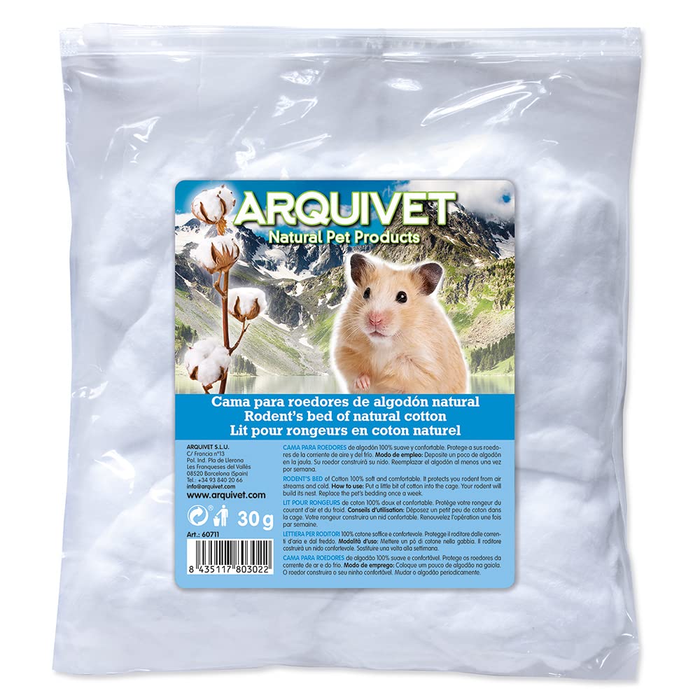 Arquivet 8435117803022 – Algodon for Hamsters White 30 gr