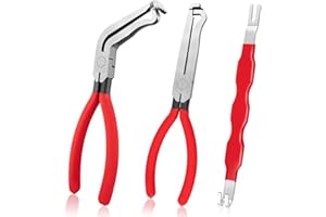 Beaiguna 3PCS Electrical Disconnect Pliers, Upgrade Electrical Connector Pliers, Automotive Electrical Connector Removal Tool, Automotive Electrical Terminal Connector Separator Removal Tool for Cars